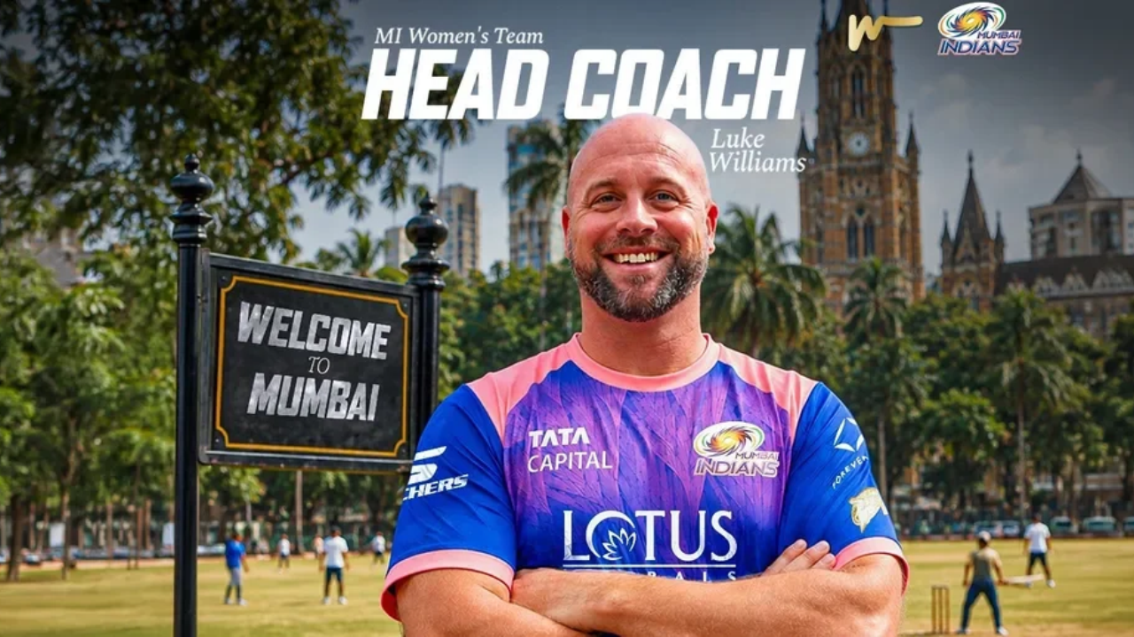 Luke Williams appointed head coach of Mumbai Indians women's team