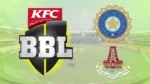 MA Chidambaram Stadium featuring BBL, BCCI and Tamil Nadu Cricket Association logos.
