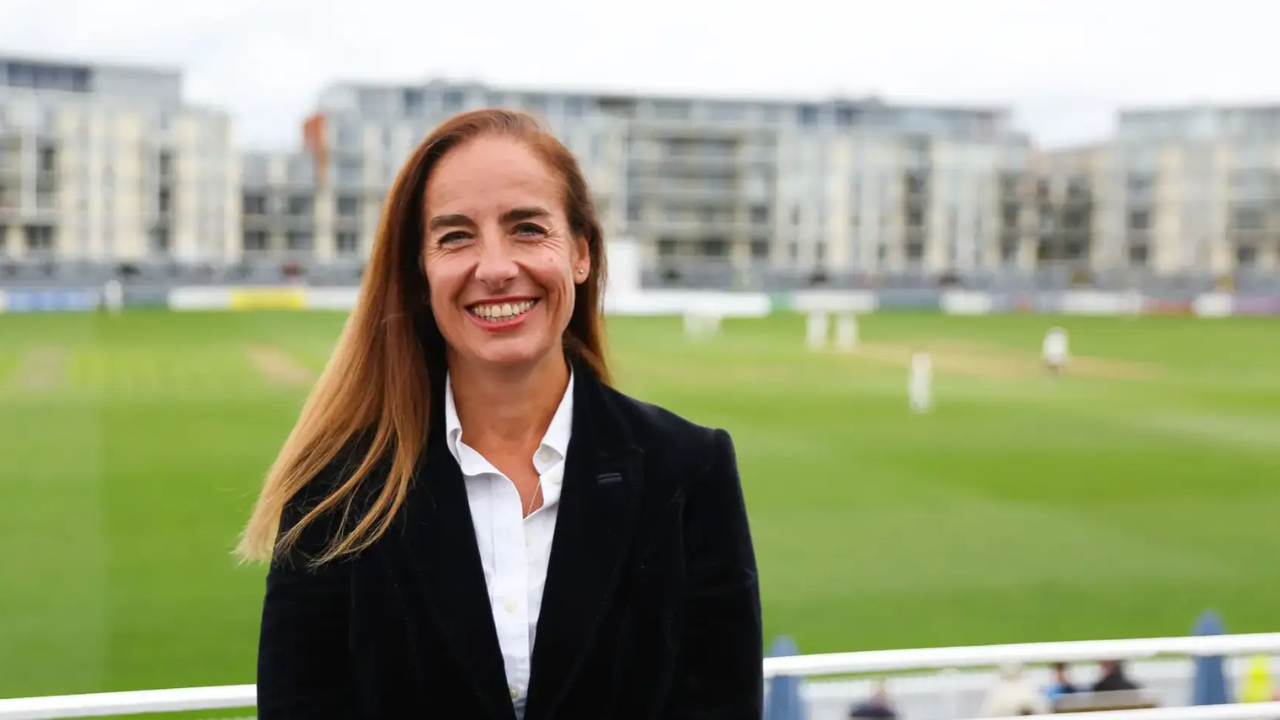 Natasha McKenzie at a cricket ground