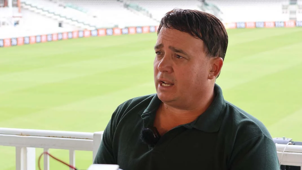 Neil Carter during an interview with the Cricketers’ Trust