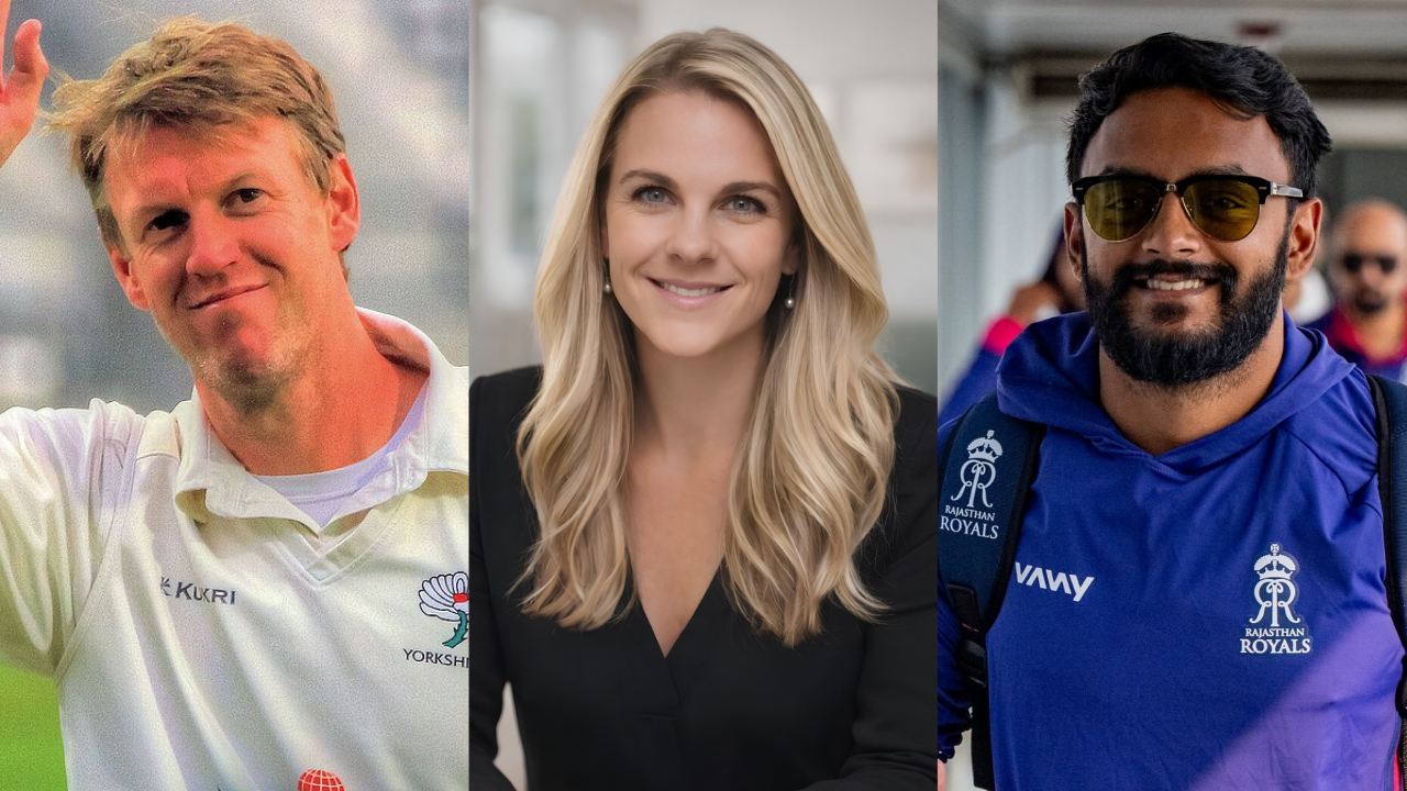 Steven Patterson, Donna Hall and Vihaan Murali pictured together in a composite image