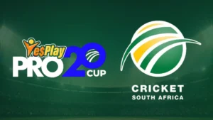 YesPlay Pro20 Cup and Cricket South Africa logos