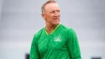 South African cricket legend Allan Donald wearing a Joburg Super Kings jersey following his appointment as the team's bowling coach for the SA20 league.