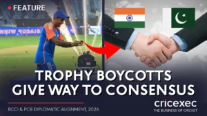 BCCI and PCB diplomatic alignment in 2026 as India and Pakistan move from cricket trophy boycotts toward consensus.