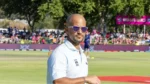 Former South African cricketer JP Duminy at a cricket ground