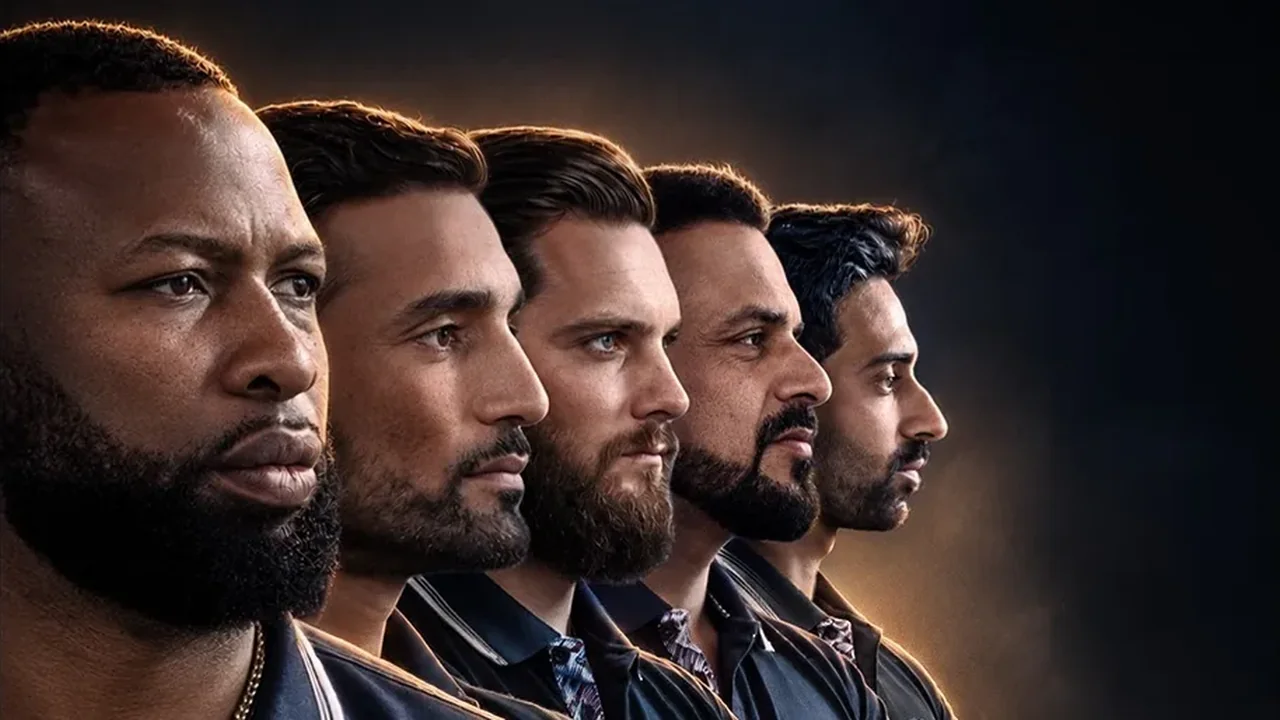 Mumbai Indians coaching staff featuring Kieron Pollard, Robin Uthappa, Mitchell McClenaghan and T Dilip ahead of the IPL season.