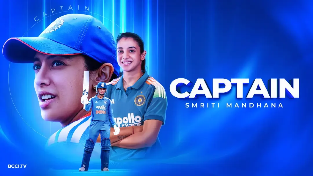 Smriti Mandhana named captain of the India women’s cricket team
